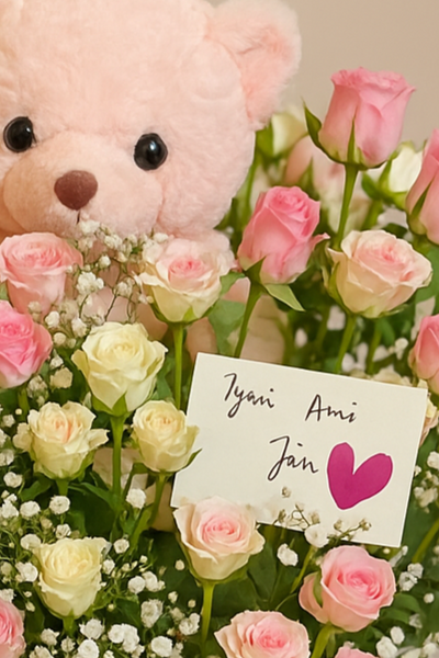 Teddy &amp; Petals Delight”